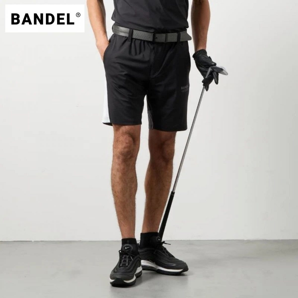 BANDEL ブラック XL ハーフパンツ BANDEL バンデル スウィッチハーフパンツ メンズ