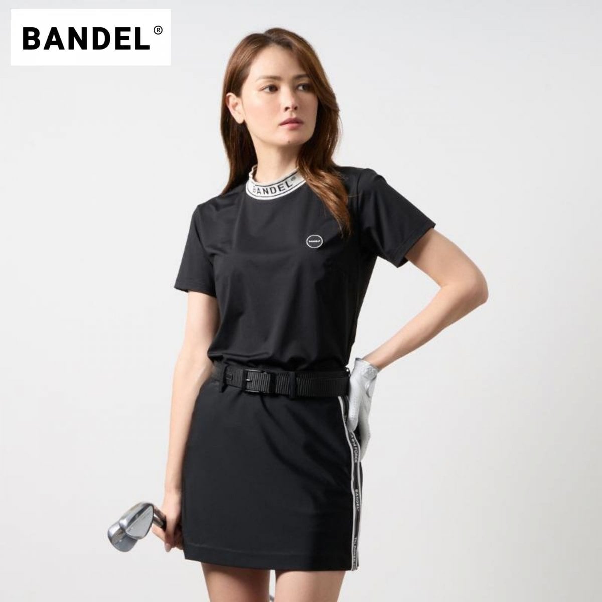 バンデル　モックネック&スカートセット BANDEL バンデル ウィメンズ ジャガードモックネック レディース