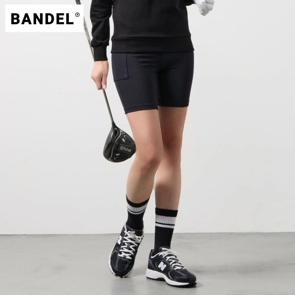 BANDEL バンデル ウィメンズ ショート丈ポケットレギンス