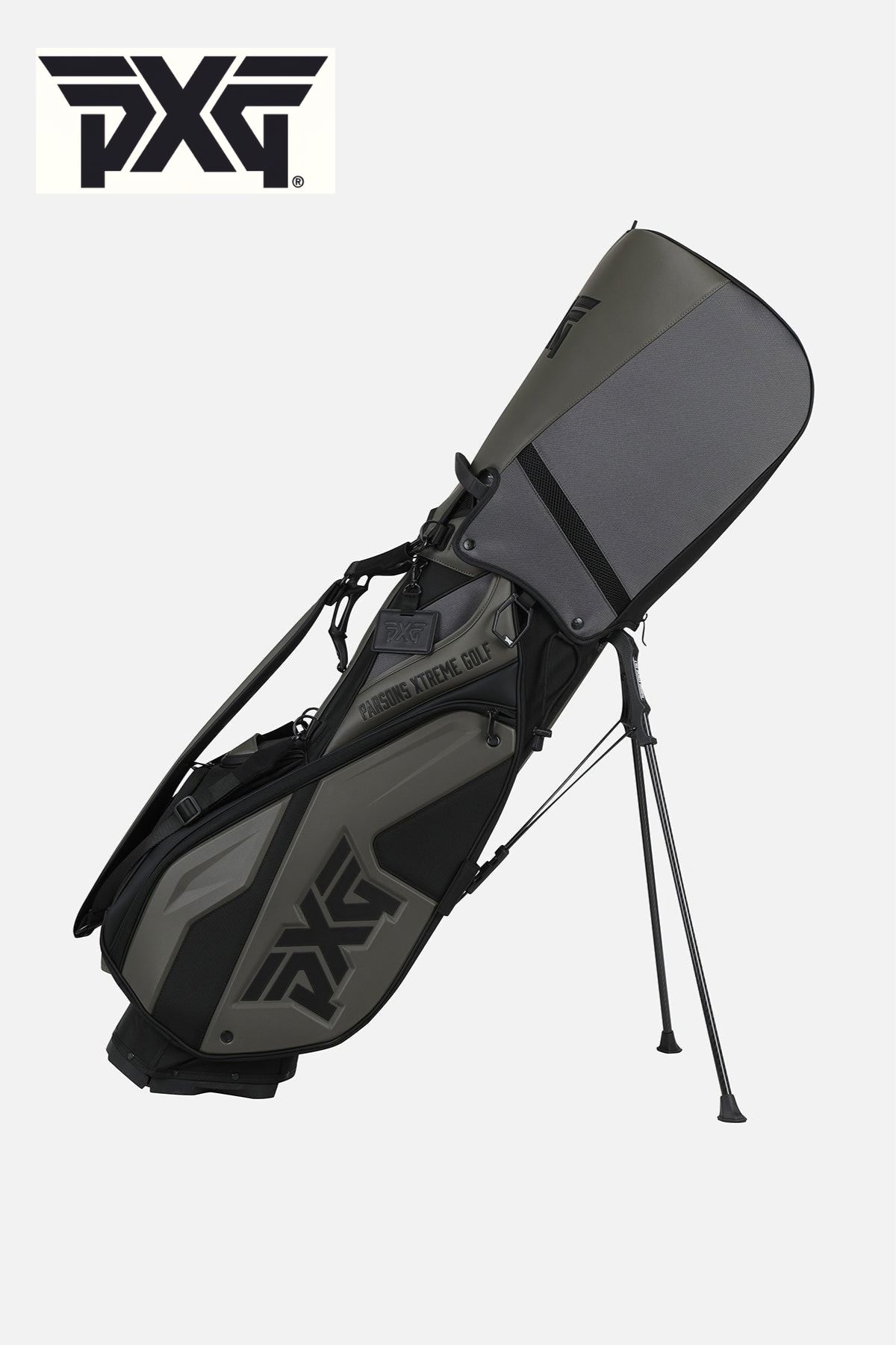 レクサス　迷彩柄 ブラック ゴルフスタンドバッグ PXG 8.5 MOLDED HYBRID STAND BAG｜Parsons Xtreme Golf―ピーエックス