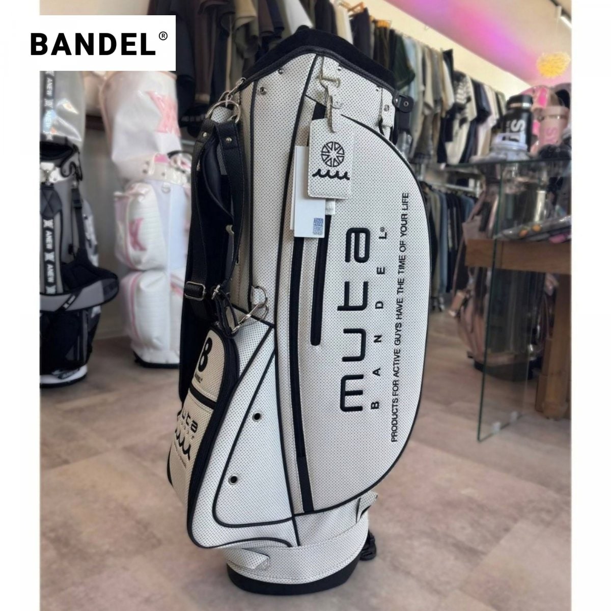 BANDEL×muta Panching Ethical Leather Stand Caddy Bag―バンデル