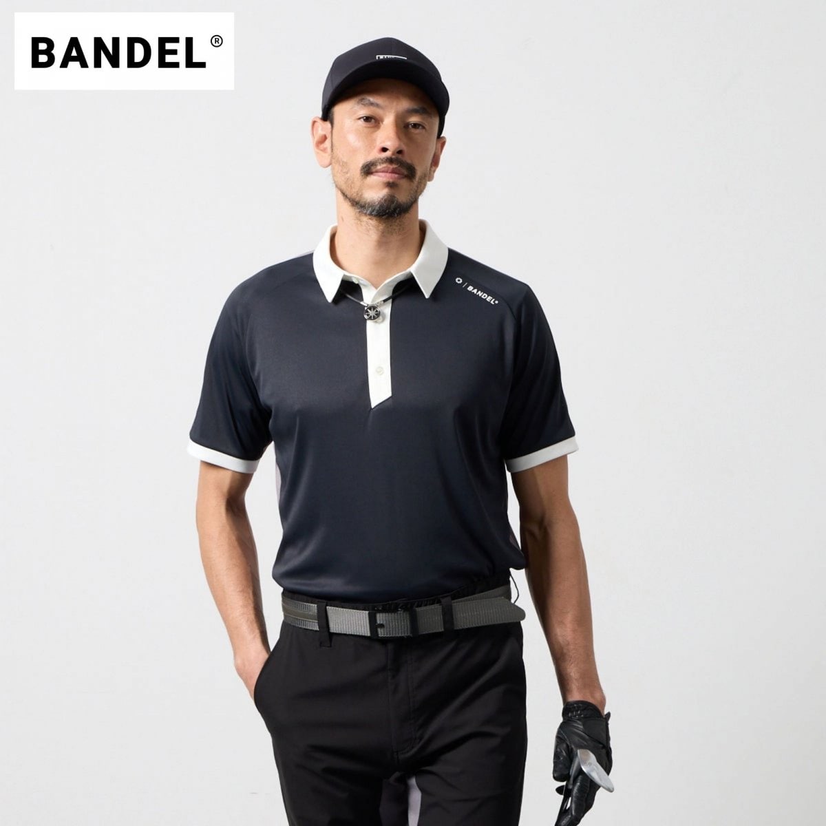 BANDEL バンデル バイカラースウィッチS/Sポロ｜メンズ