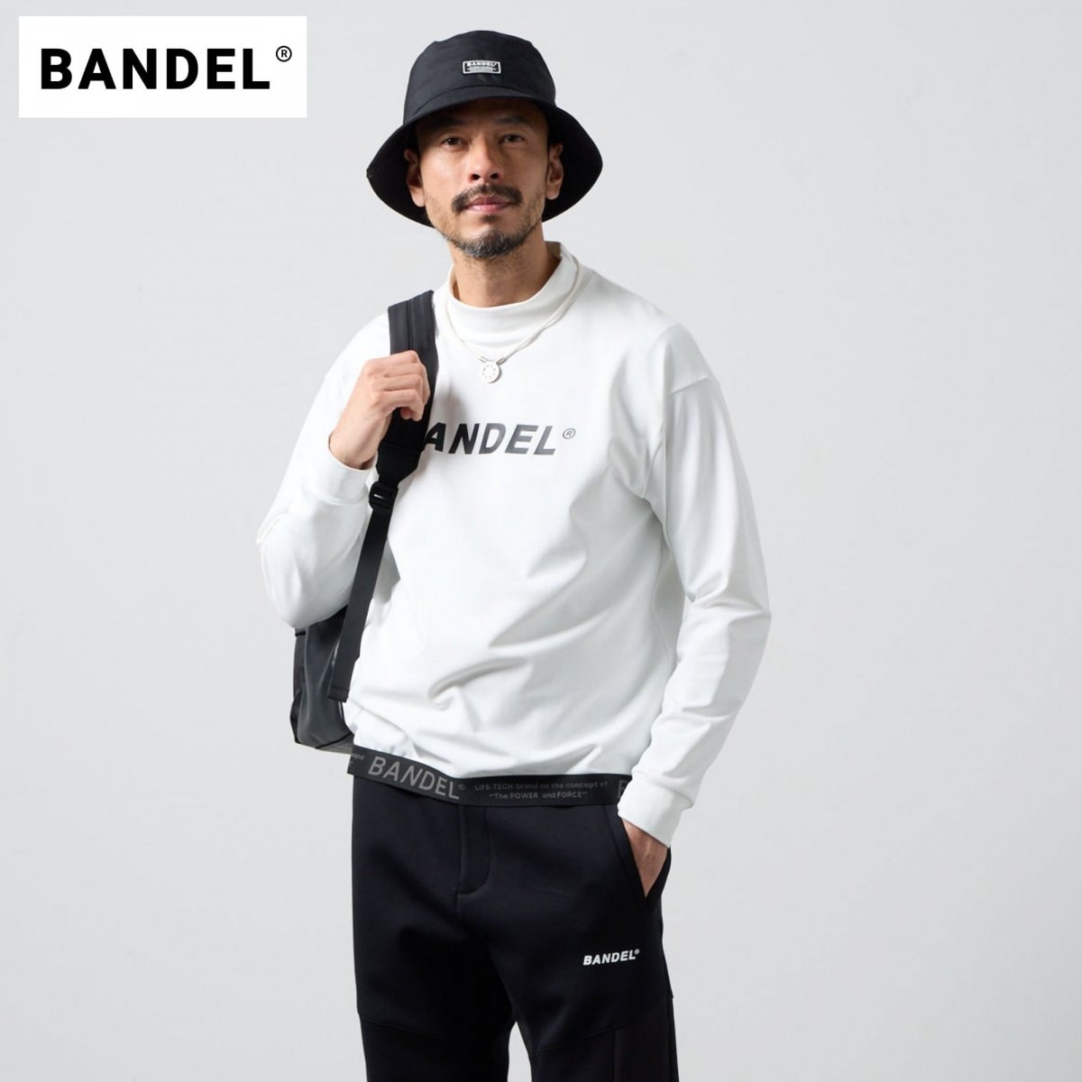 BANDEL バンデル ヘムテープL/S モックネック
