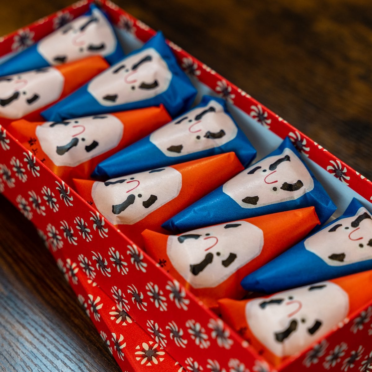 民芸菓子 三角だるま最中【10個入り】