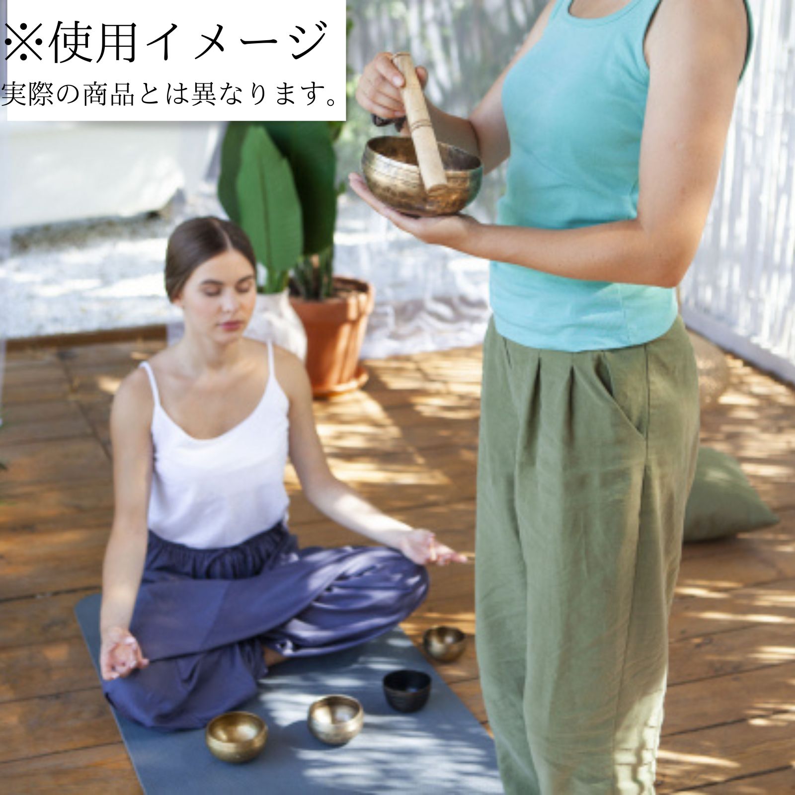 初めてのシンギングボウルセット！直径15cm A#【第6〜7チャクラ