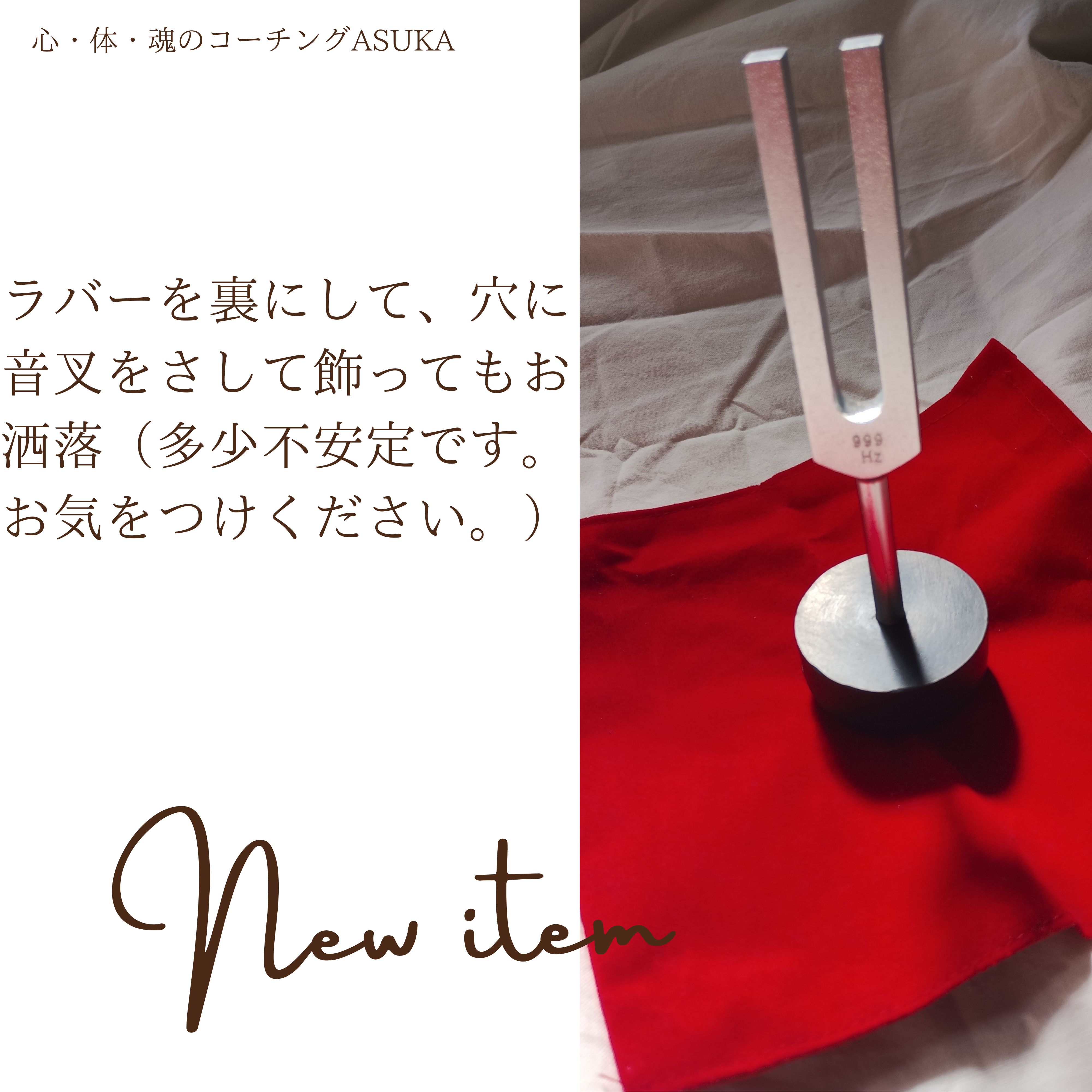 エナジーチューナー（999Hz）とラバー・赤ポーチのセット/インド