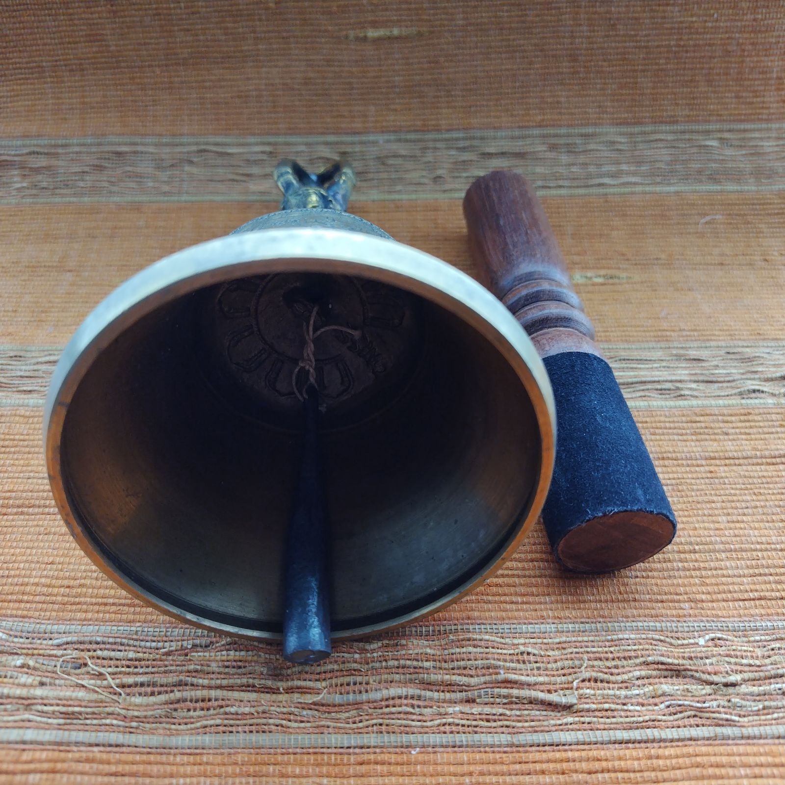 ガンター/金剛鈴Lサイズ/チベット密教法具/ヨガ・セラピー