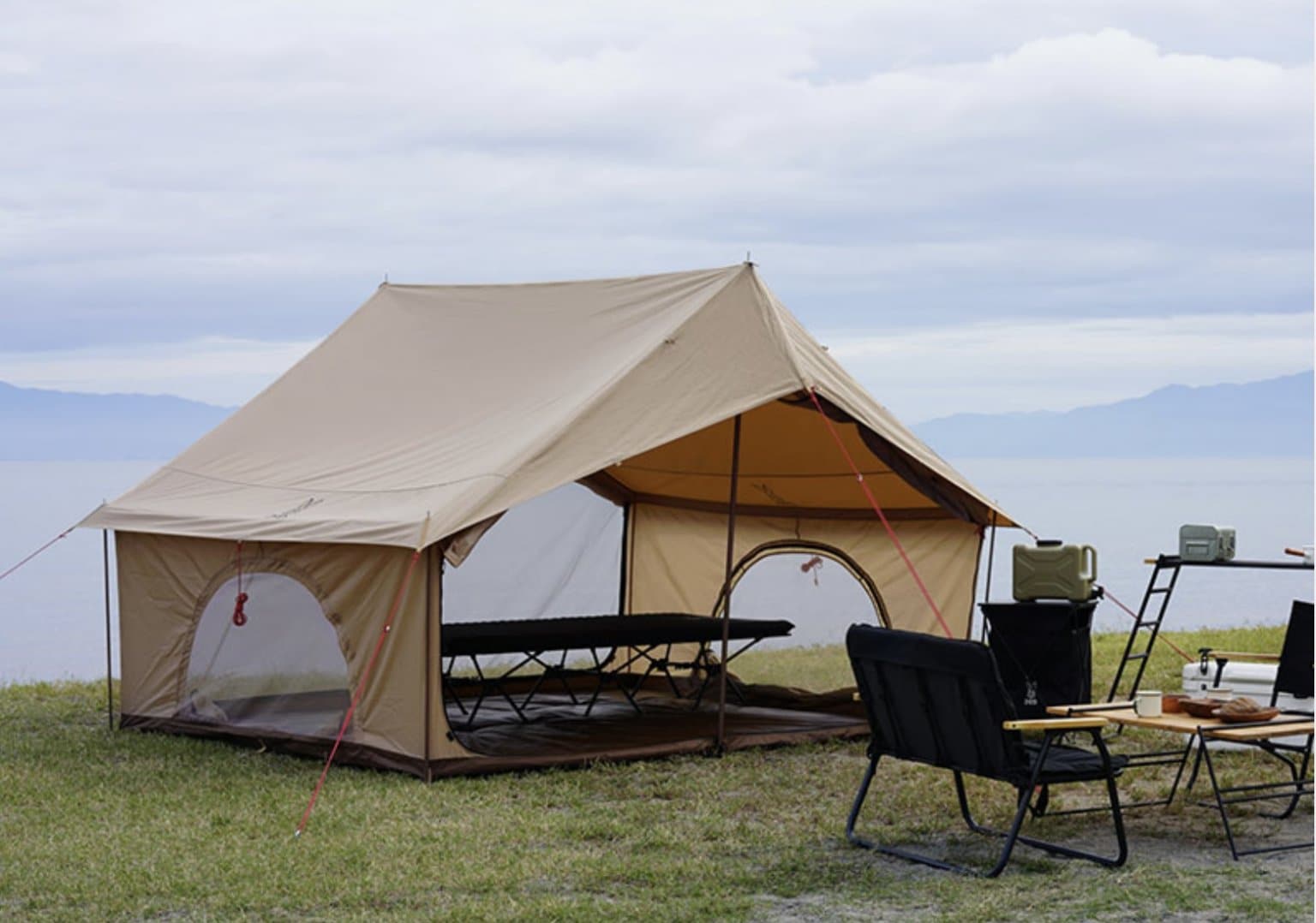 レンタル【タープ】コールマン/インスタントバイザーシェードⅡ/M（オリーブ）