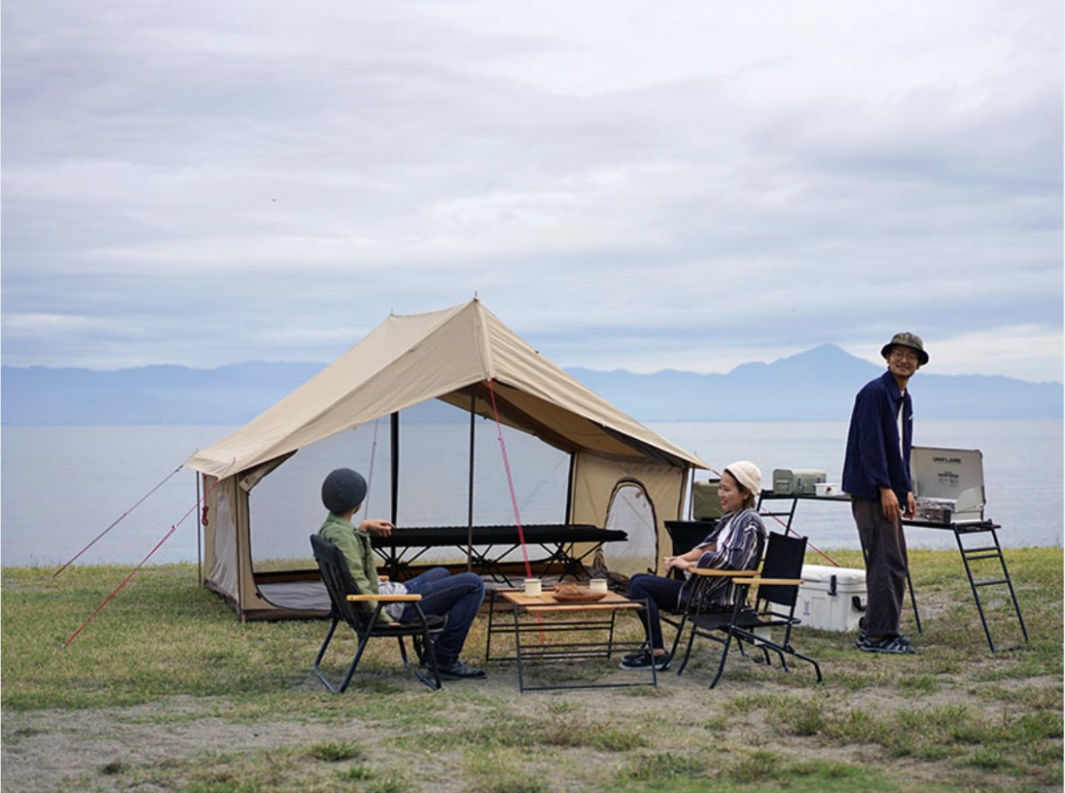 レンタル【タープ】コールマン/インスタントバイザーシェードⅡ/M（オリーブ）