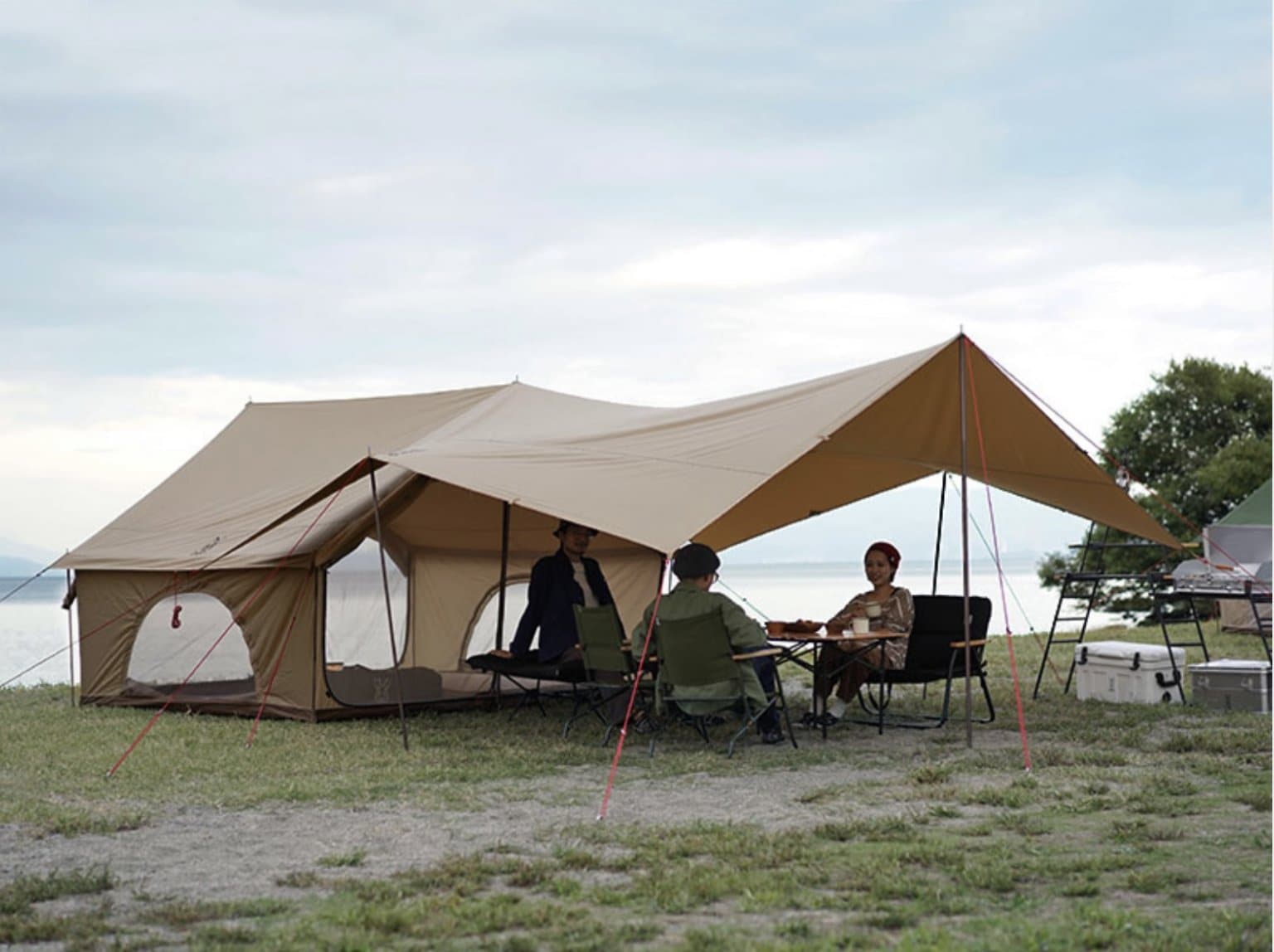 レンタル【タープ】コールマン/インスタントバイザーシェードⅡ/M（オリーブ）