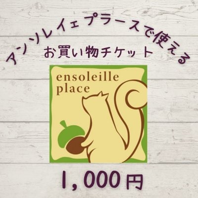 アンソレイェプラースで使えるお買いものチケット【1,000円分】