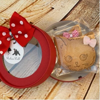 【可愛すぎて食べられないの声続出!!】米粉クッキーミラクルメグちゃん4枚入りBOX 米粉で作ったグルテンフリークッキー