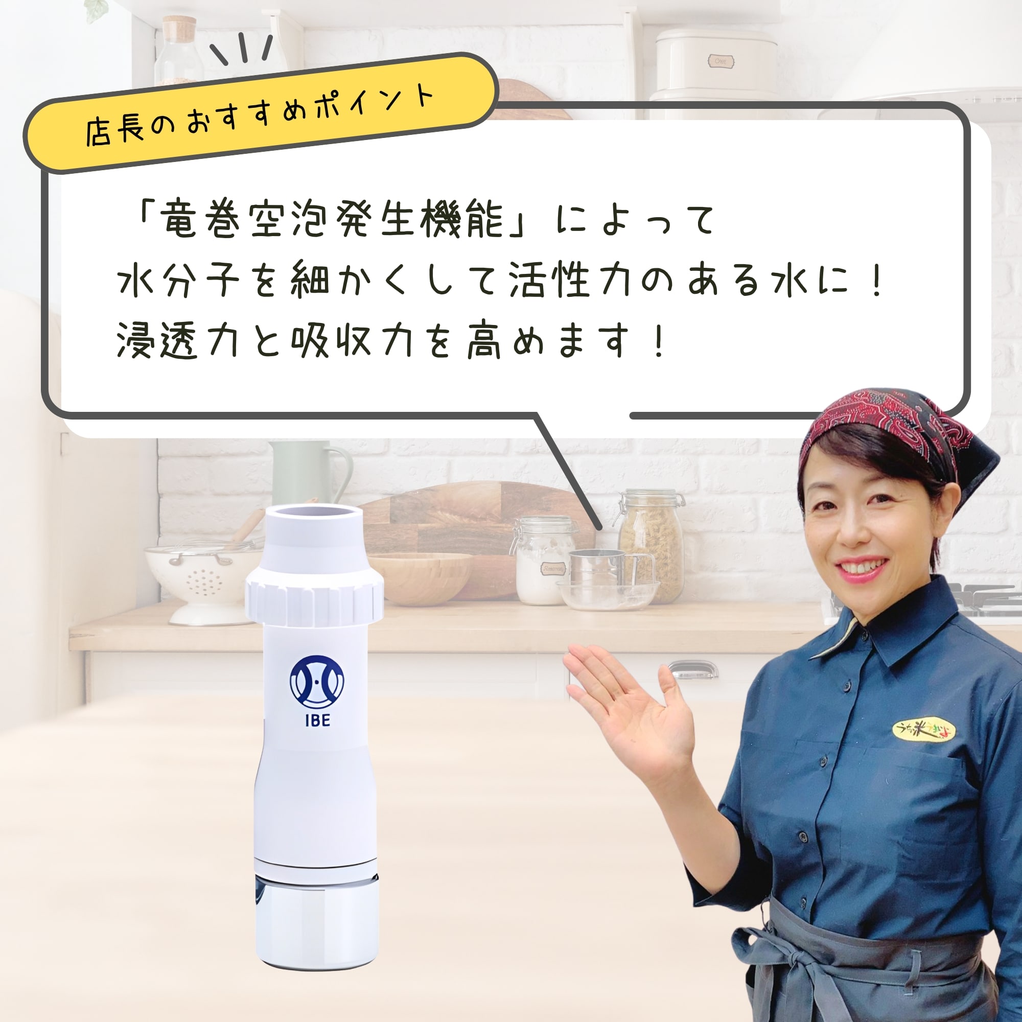 パイアップスリー アクアパイ251浄水器 先端