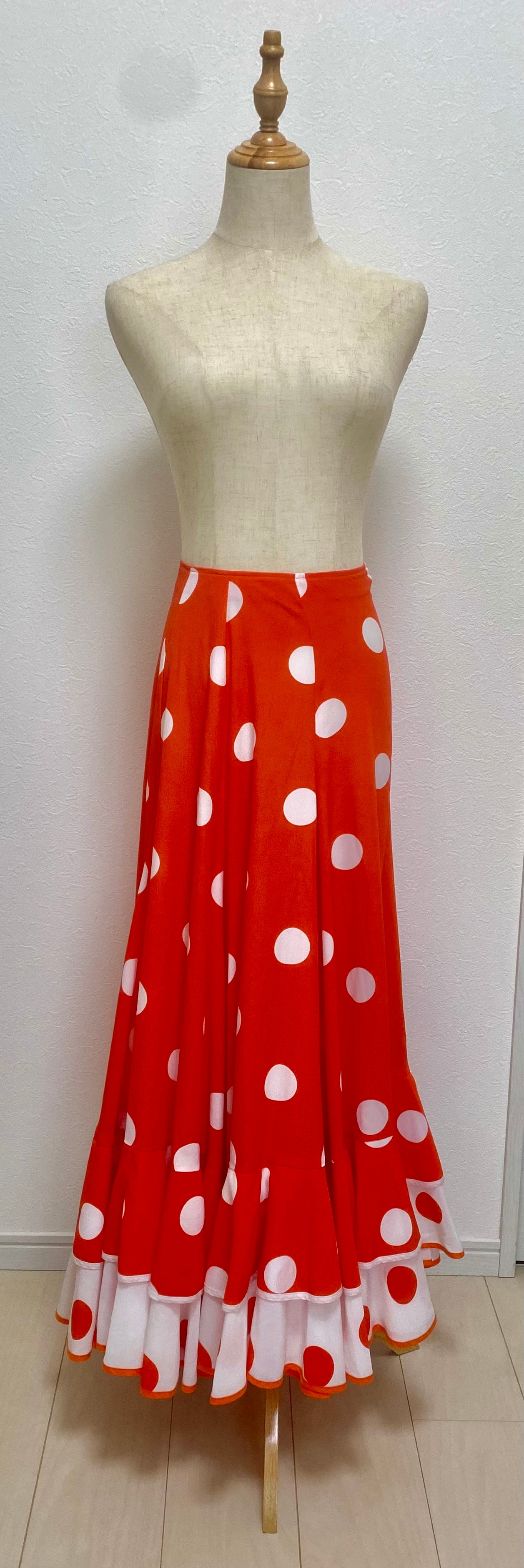 USED】チャコット製フラメンコ衣装〔スカート〕〔サイズS〕