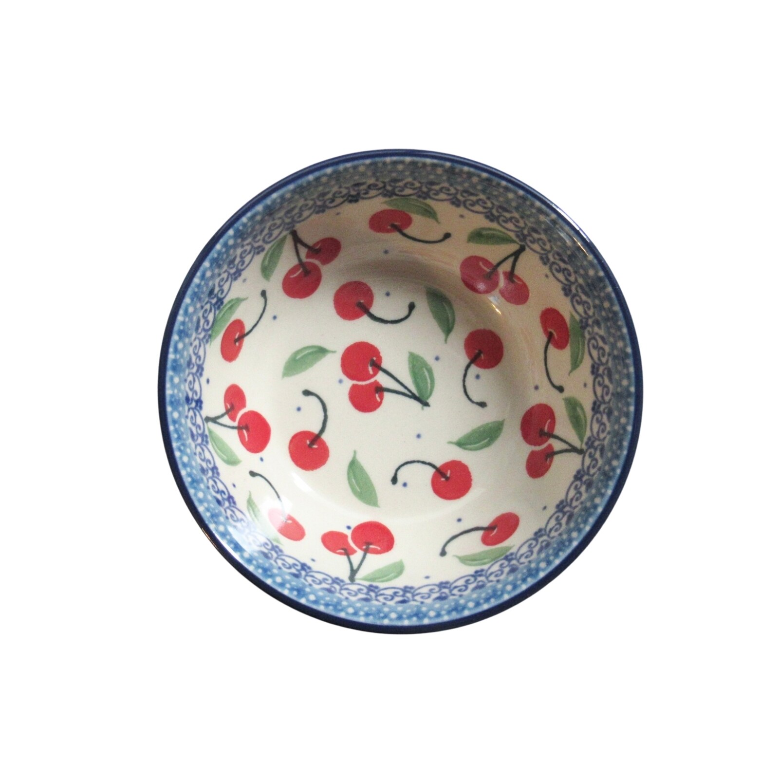ポーランド食器 12㎝ フリーボウルミニ さくらんぼ柄 ツェラミカ