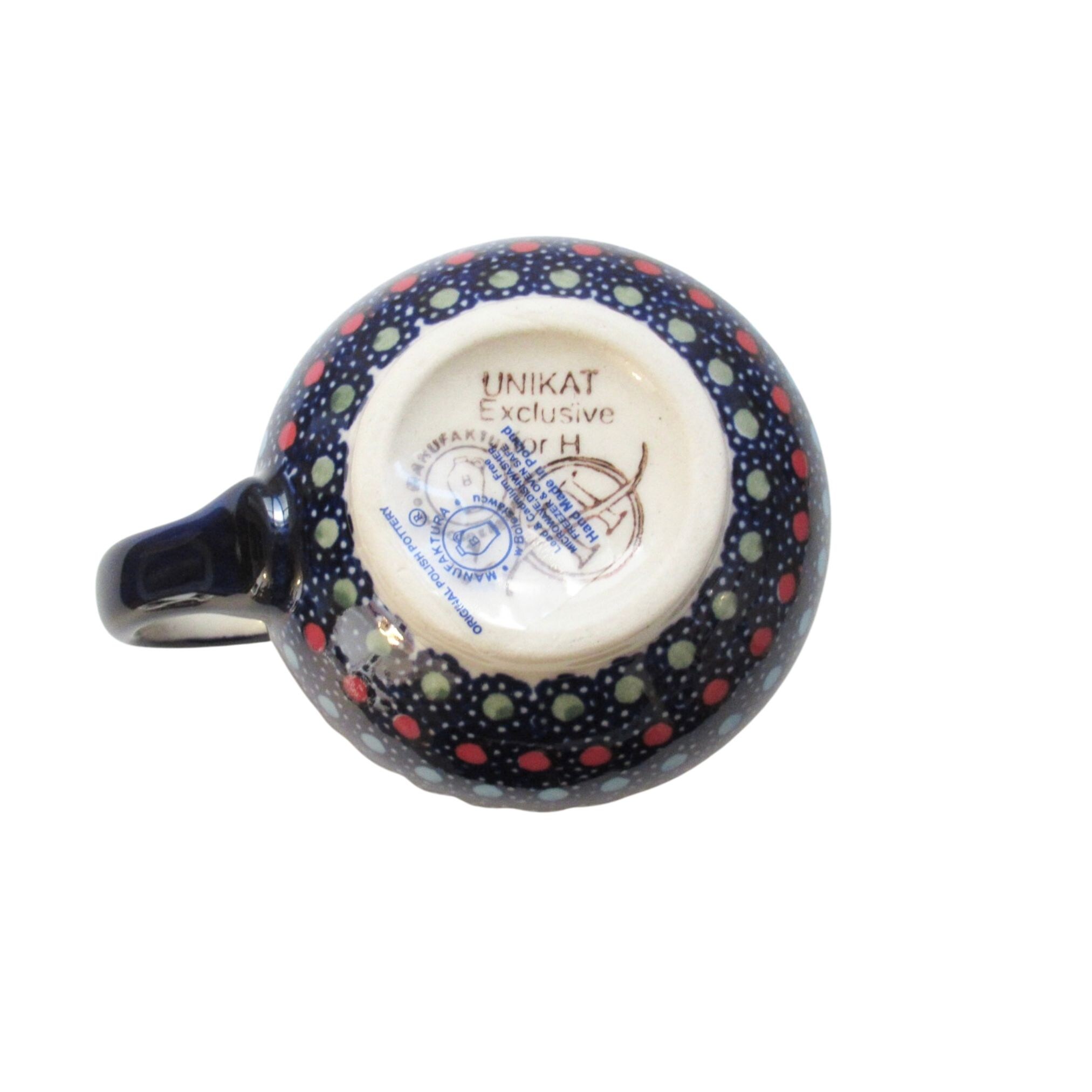 マグカップ 200ml 虹色ドット柄 K67-IZ20 マヌファクトゥラ ポーランド