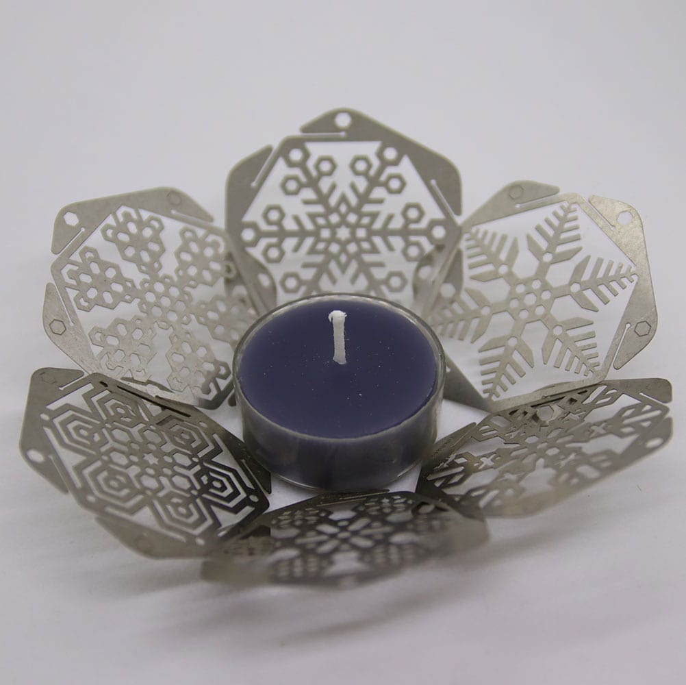 ラベンダー】アロマキャンドル2個入セット（ゆきはな（6枚