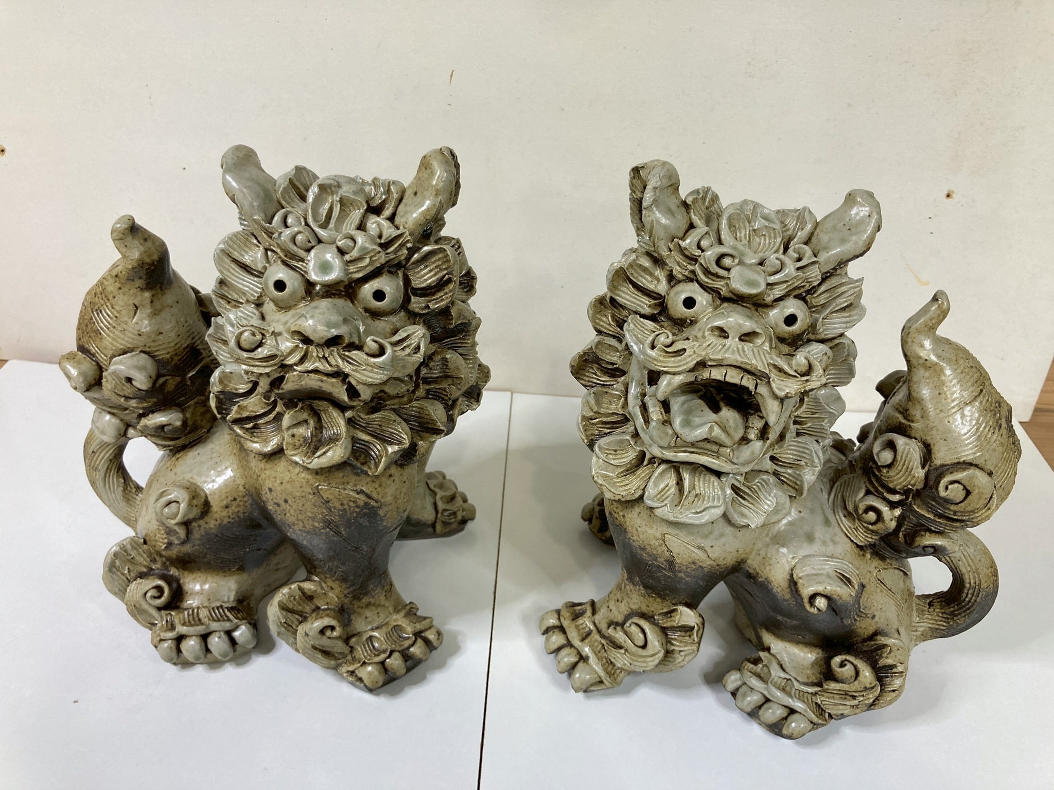 佐久間 栄さん】門柱（立）灰 H200 | 糸満工芸 陶苑