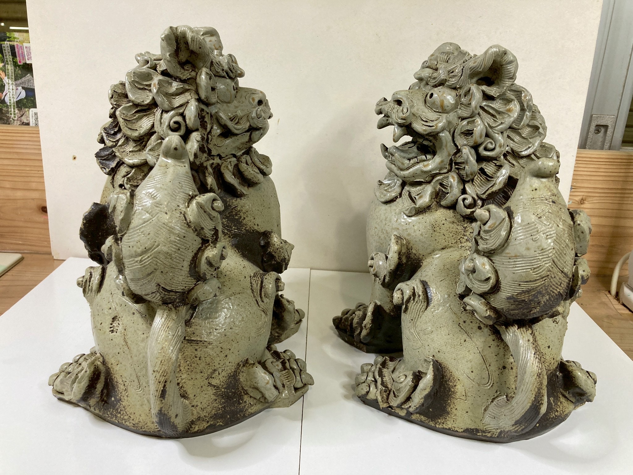 佐久間 栄さん】門柱（立）H270|灰色|糸満工芸陶苑