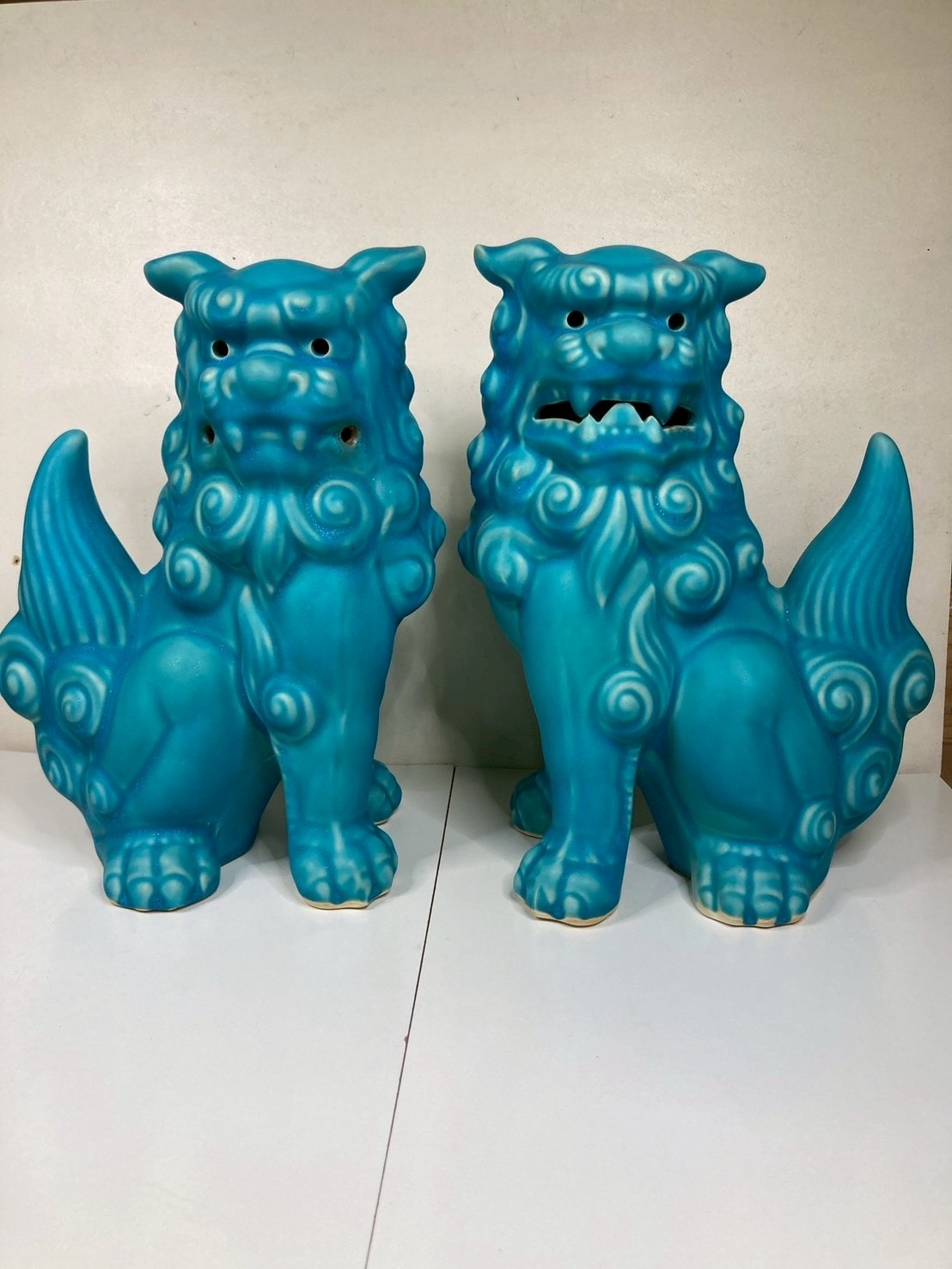 ブルーシーサー|シーサー大|トルコ青|宮城勝一郎さん