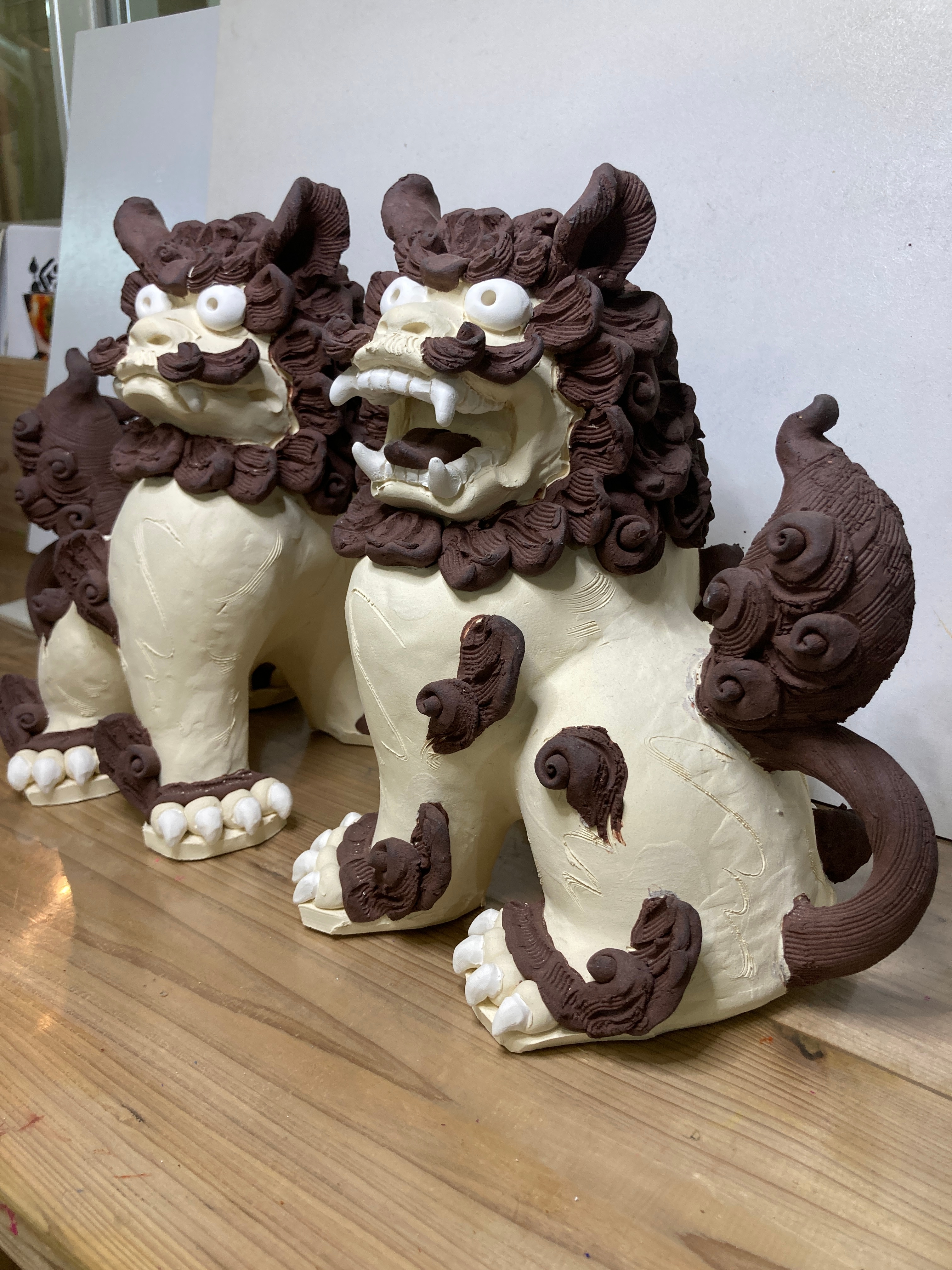 佐久間 栄さん】門柱（立）H270|2色|糸満工芸陶苑