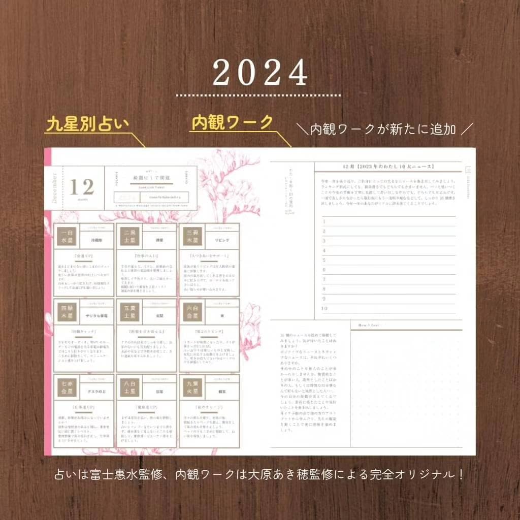 風水カレンダー2026年版