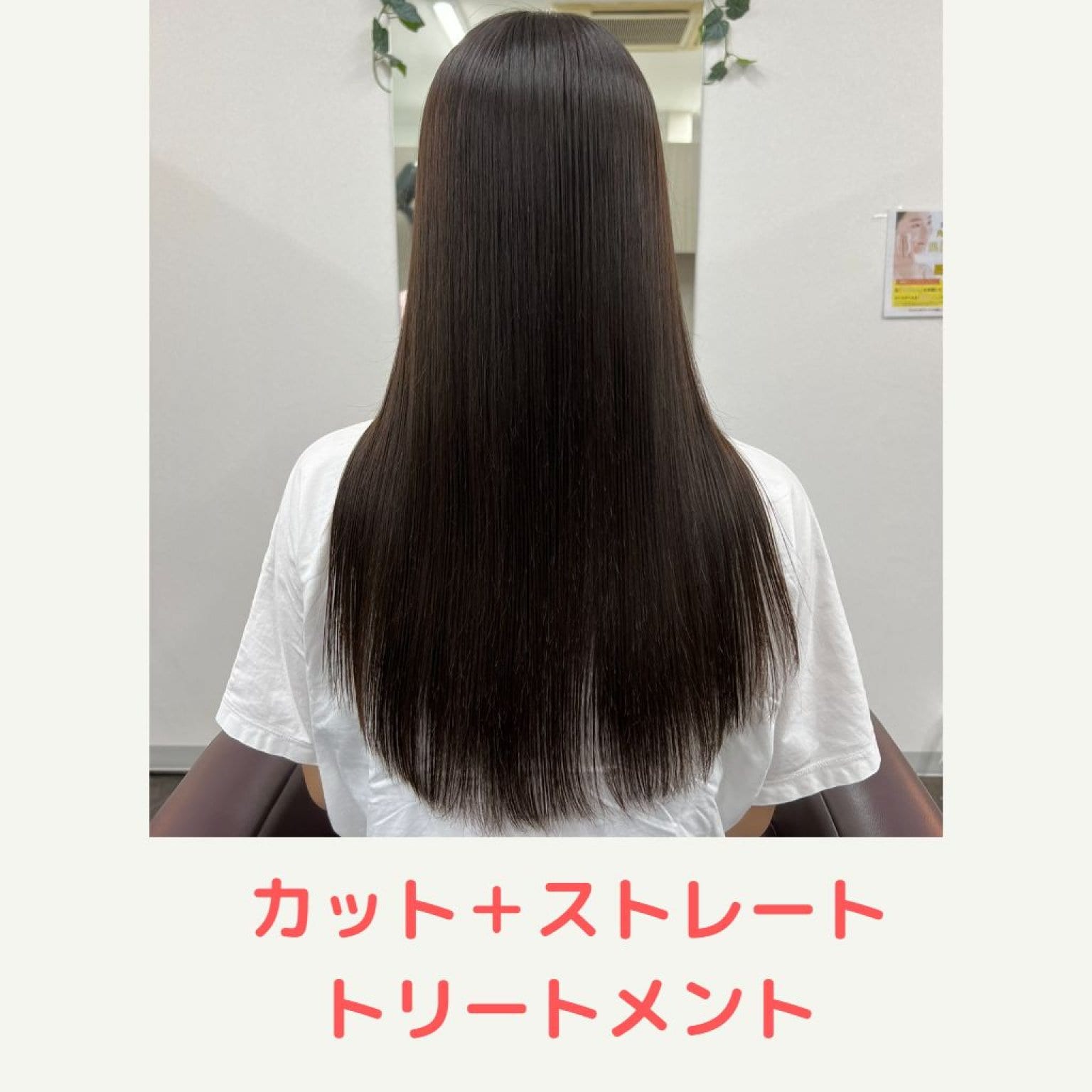 カット＋ストレート＋トリートメント