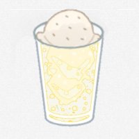 ジンジャーエールフロート