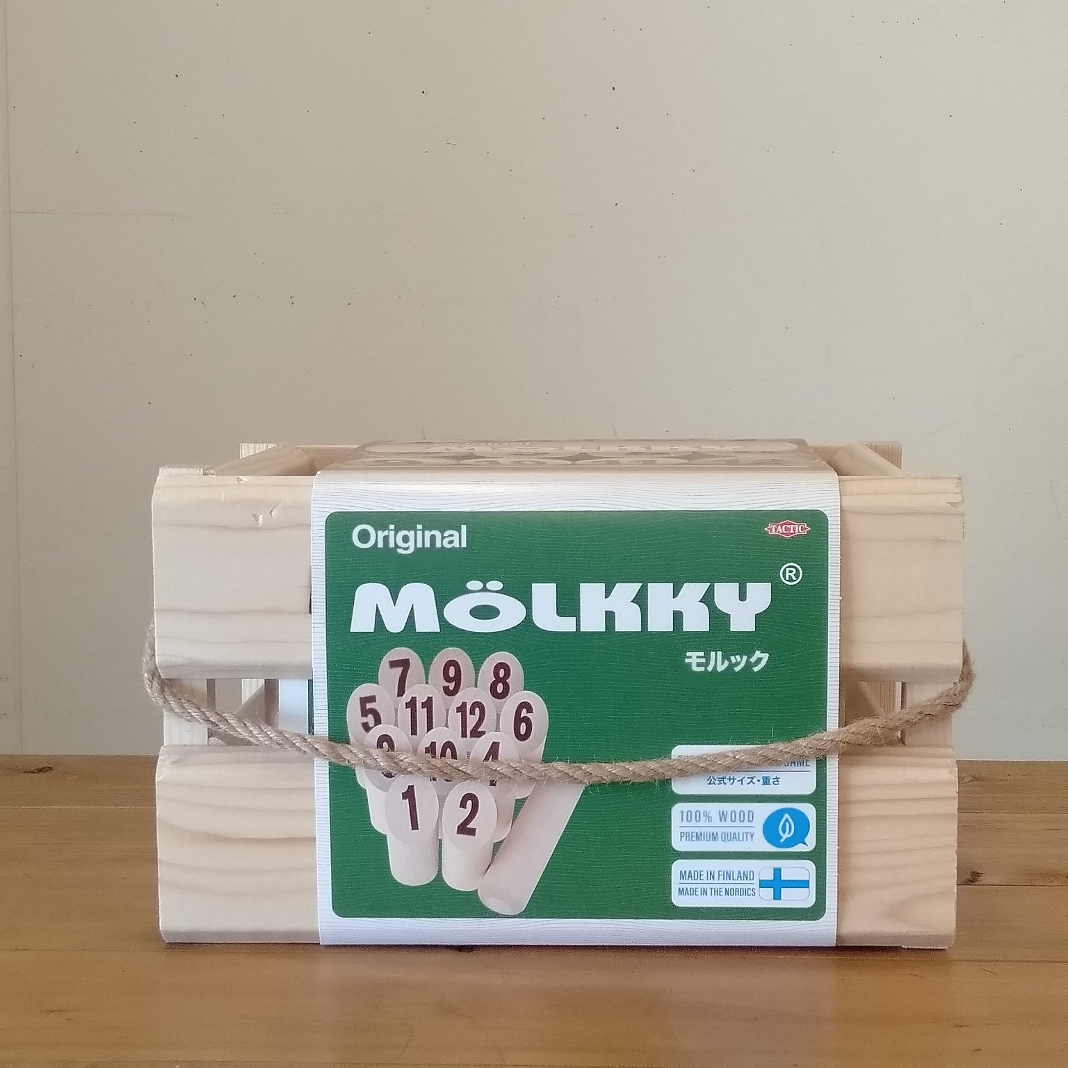 モルックセット／Mölkky（店頭販売専用）✦木箱入り✦ 