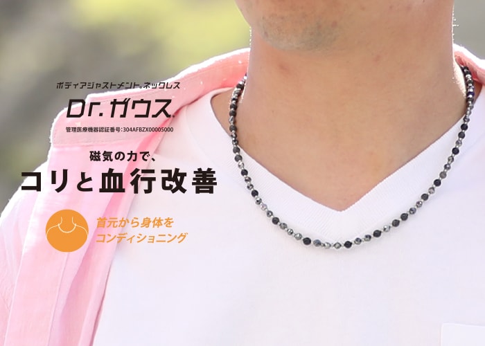 ボディアジャストメントネックレス「Dr.ガウス®」ハイグレード Mサイズ