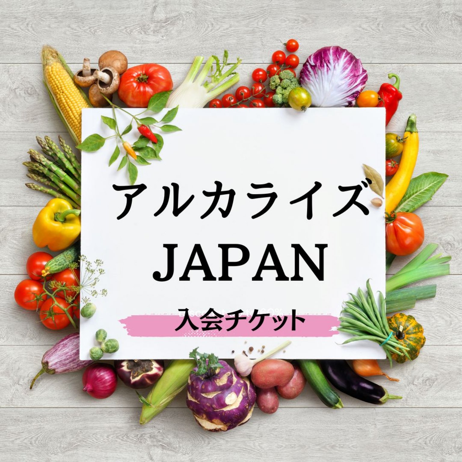 アルカライズJAPAN　入会チケット