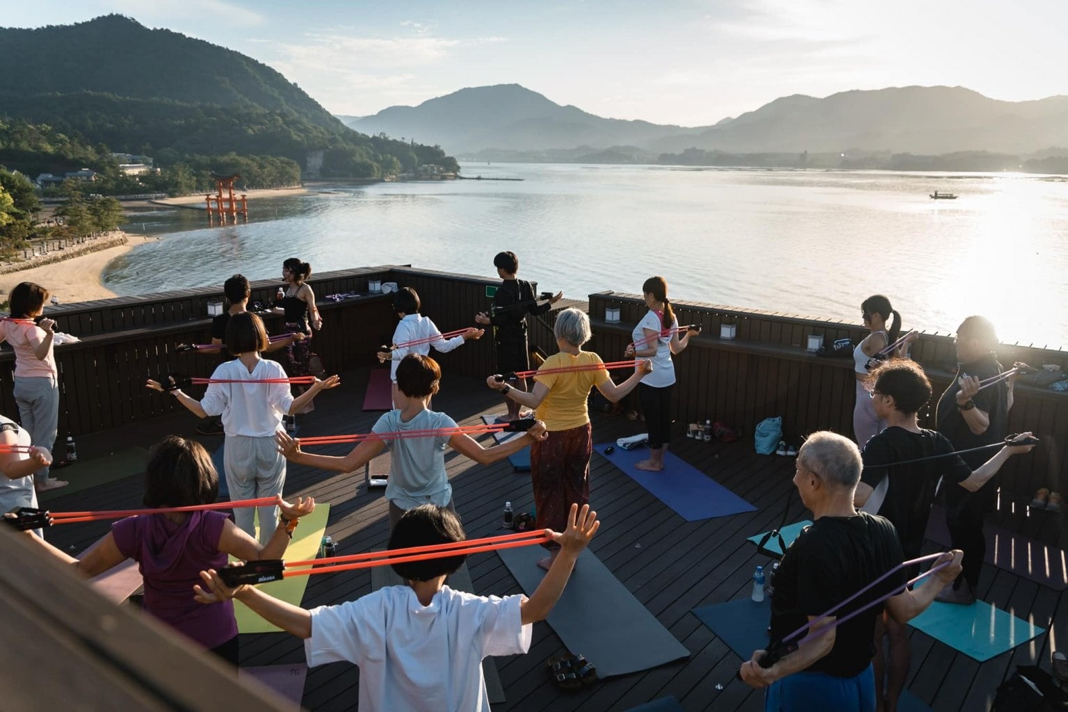 天空サンセット＆満月ヨガ(2023年9月29日)