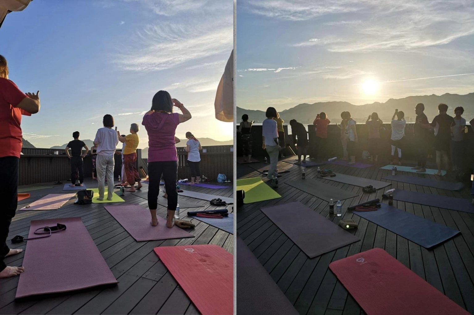 天空サンセット＆満月ヨガ(2023年9月29日)