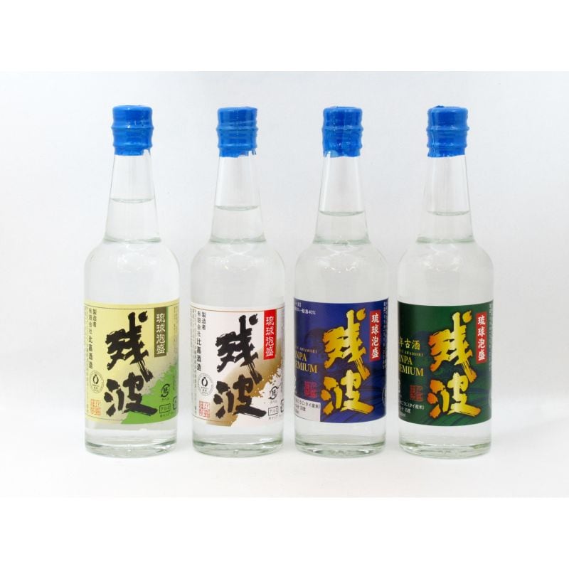 泡盛残波ミニチュア4本セット（100ml×4）