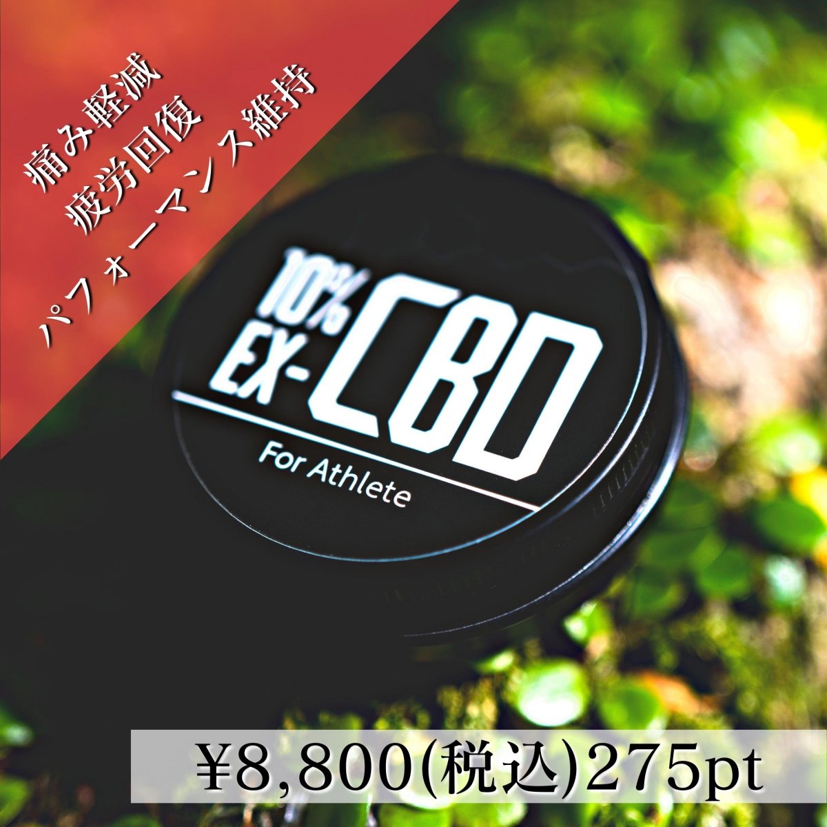 【EX-CBDボディケアクリーム】高濃度カンナビジオール10%(3000mg)配合 26g　バーム　マッサージ　筋肉　クリーム
