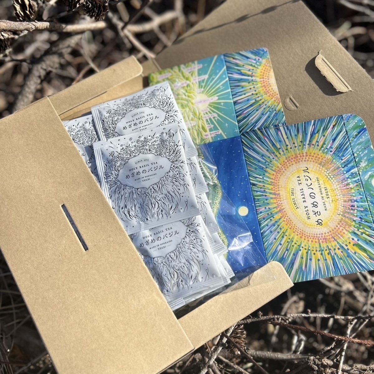 【北海道千歳産・送料込】めざめのバジル・ホーリーバジルティー（ティーパック30包入ボックス）