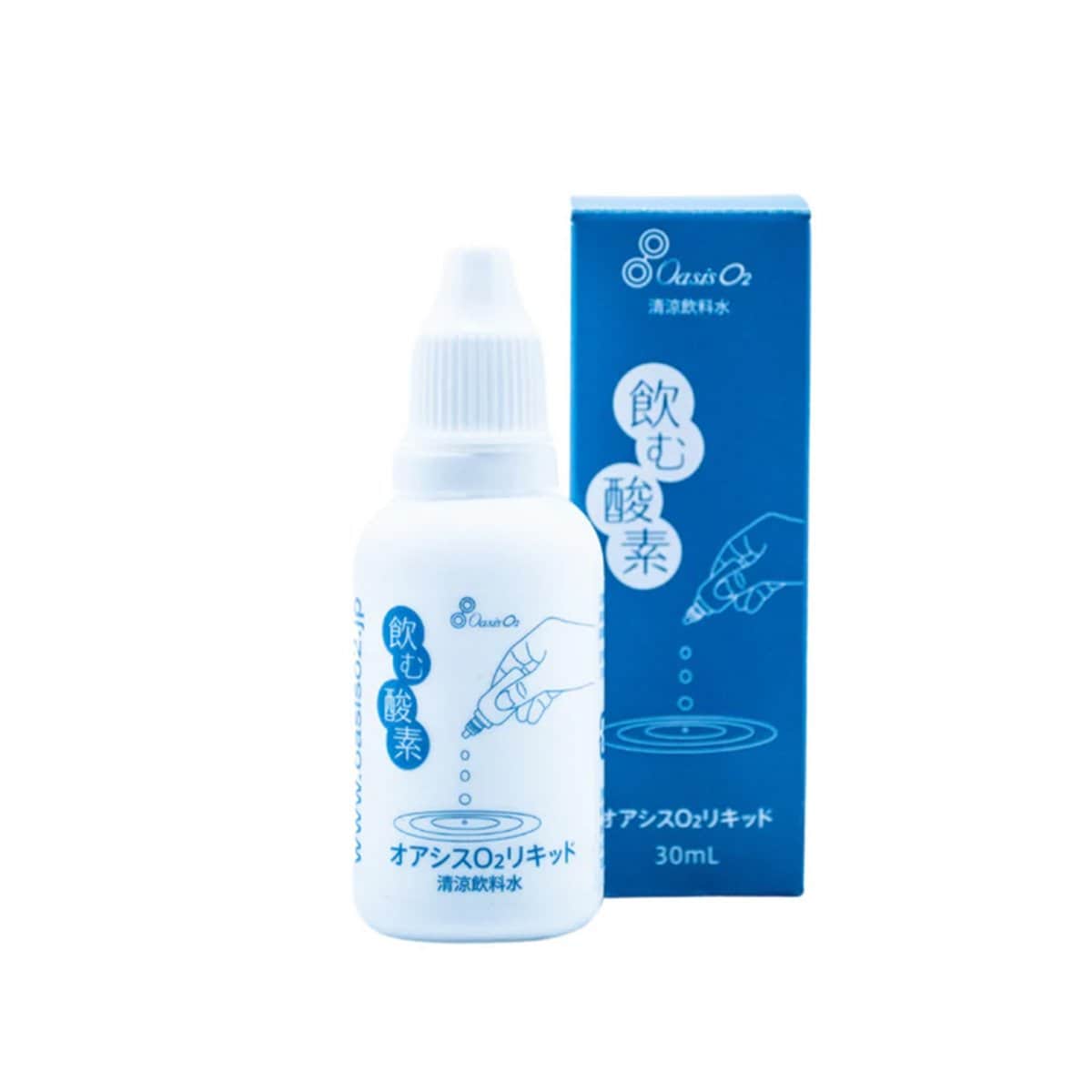 日本で一番売れている酸素水【からだの内側から酸素補給】酸素リキッド(Oasis O2)　テラヘルツ波＋528ヘルツ波＋432ヘルツ加工　＊トップアスリートも愛用する世界でもっとも有名な酸素リキッド(Oasis O2)　30ml　　【送料無料】（沖縄、離島を除く）