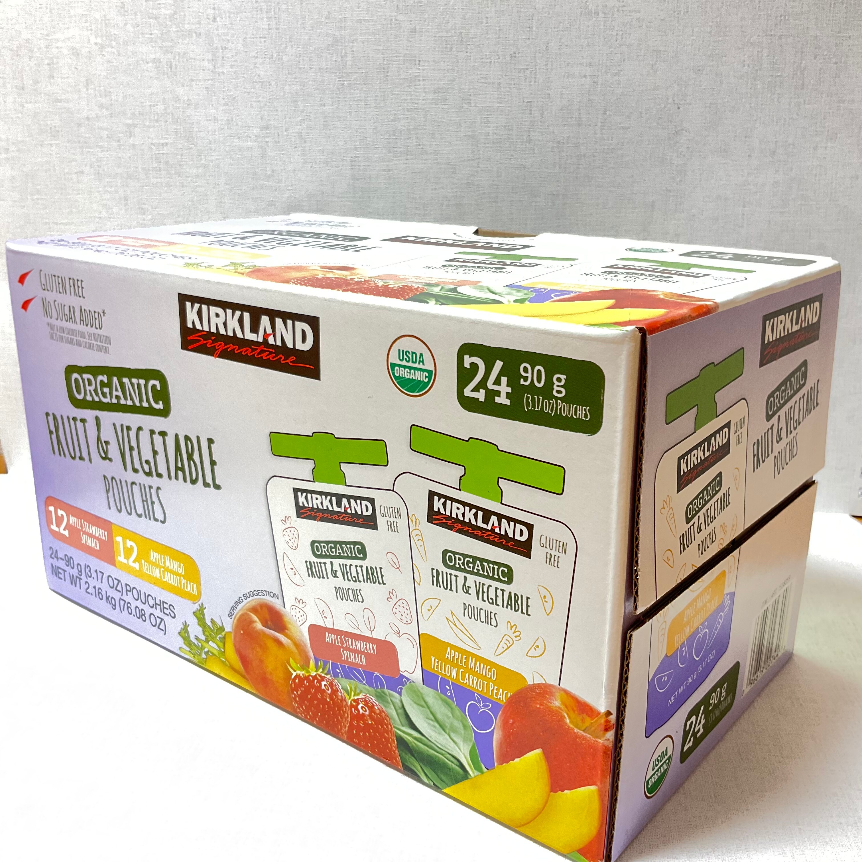 KIRKLAND Signature|オーガニックフルーツandベジタブルスムージー|90g 