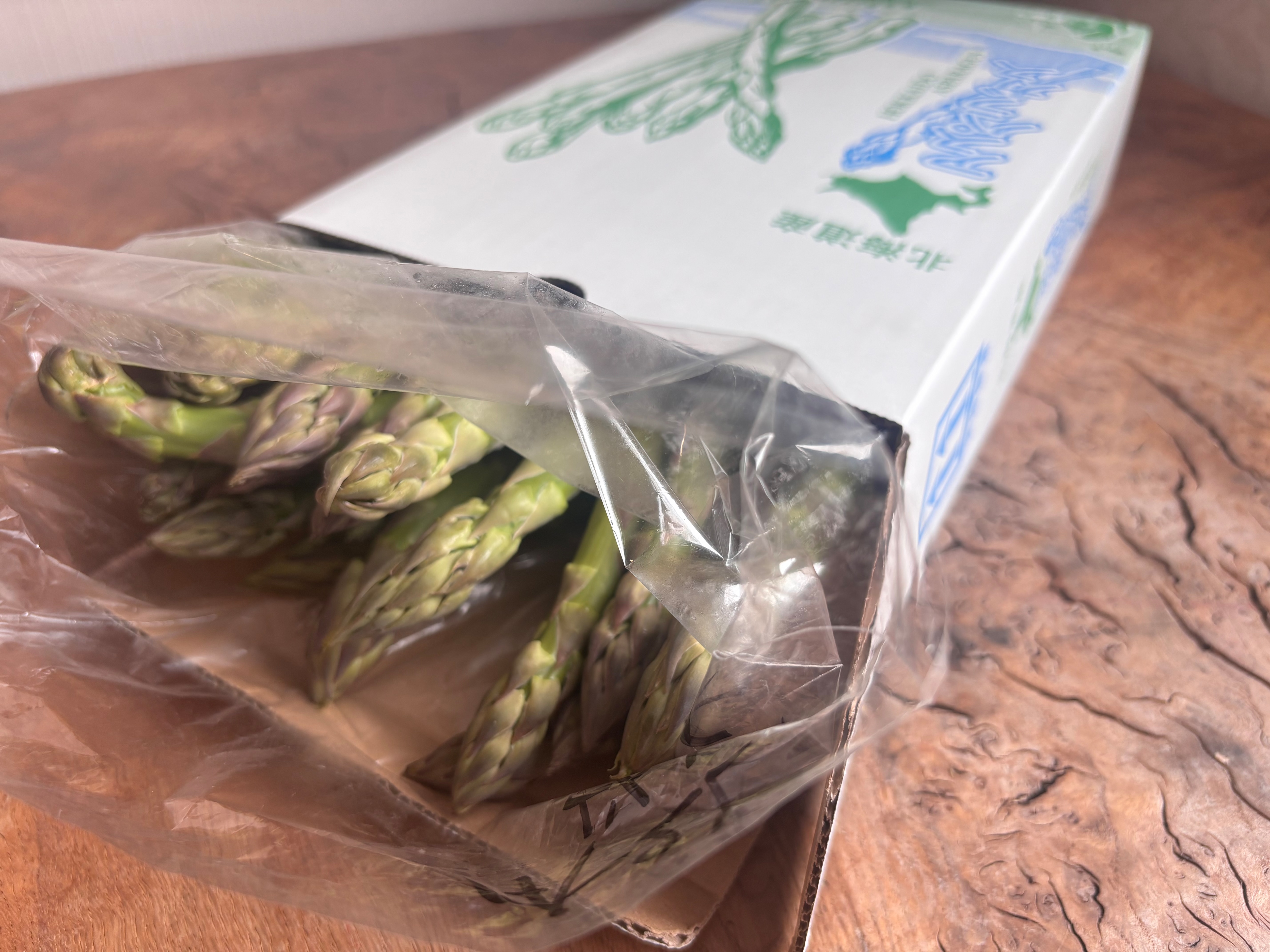 規格外1kg】北海道産グリーンアスパラ クール送料込み 3,300円 順次発送