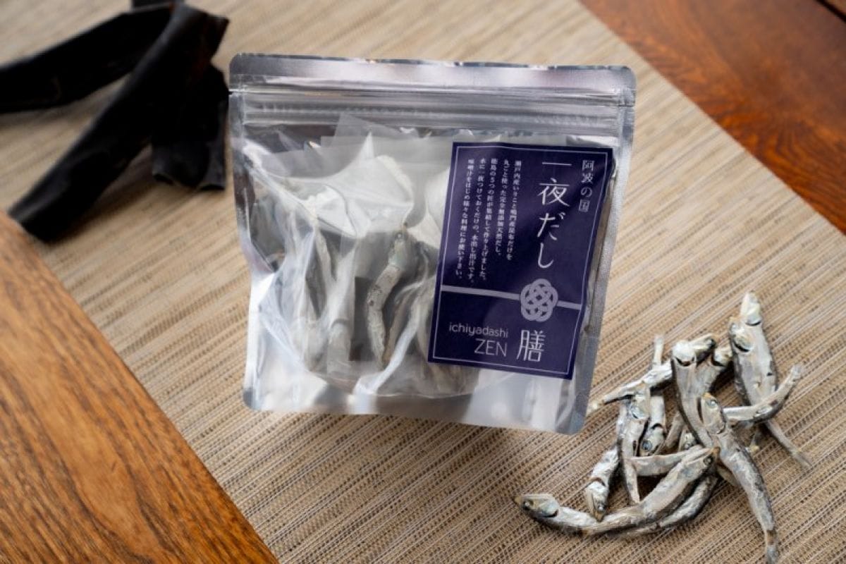 水出しだしパック　阿波の国 一夜だし®膳/完全無添加だしパック/伊吹いりこと鳴門昆布使用/7パック入り