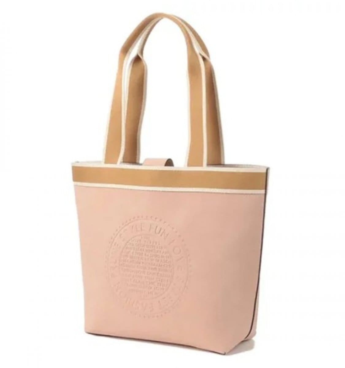 リバーシブル　トートバッグ　ピンク