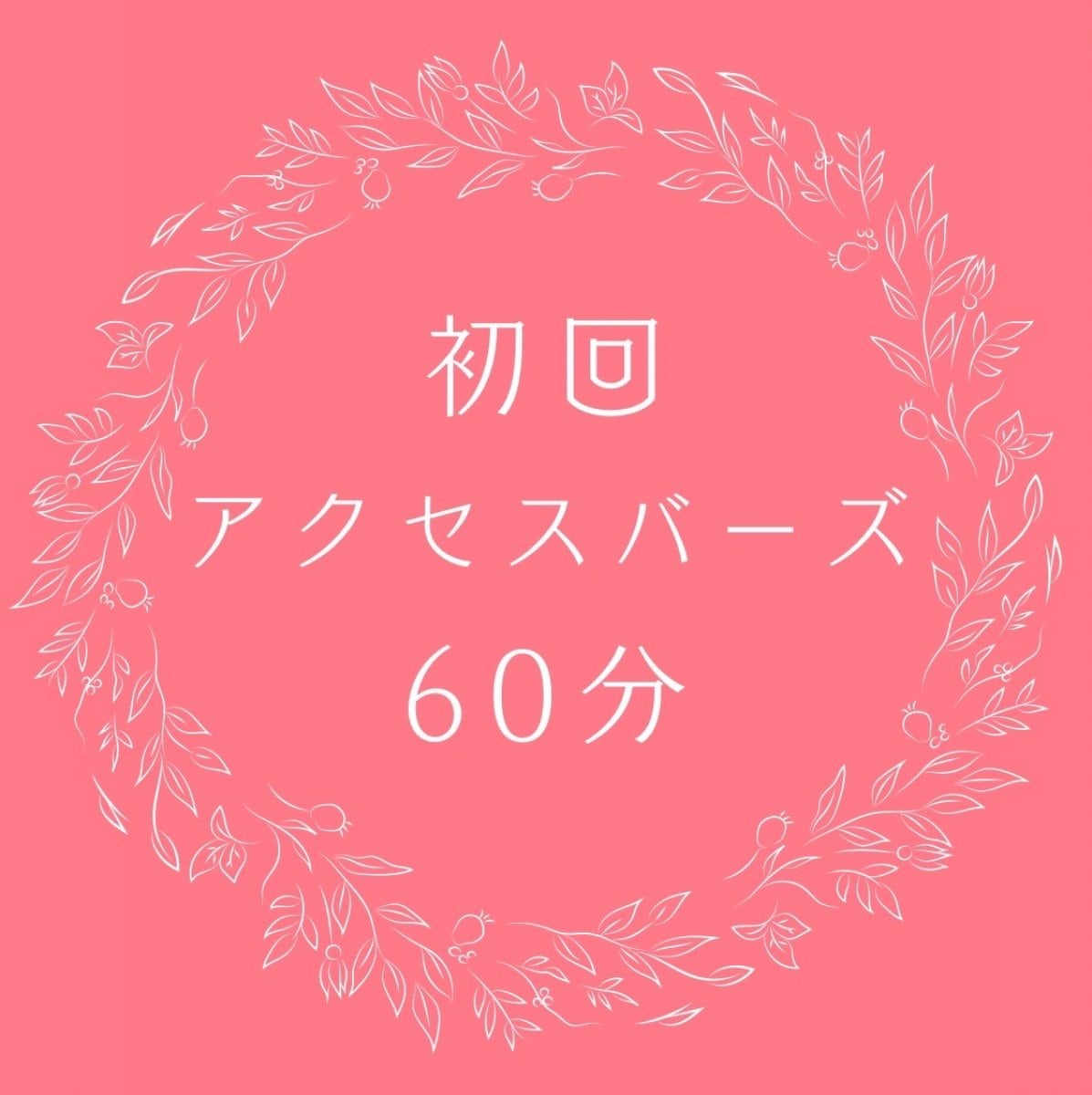初回限定アクセスバーズ（60分）出張可