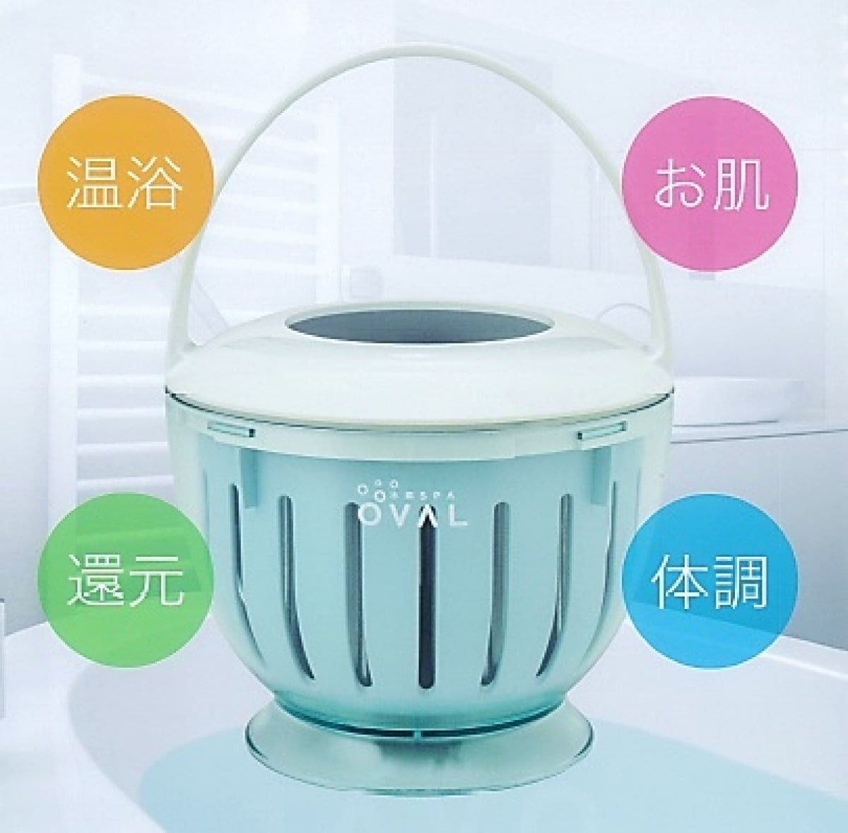 水素SPA【OVAL】（オーバル） 毎日の暮らしに水素入浴を。電気を使わ