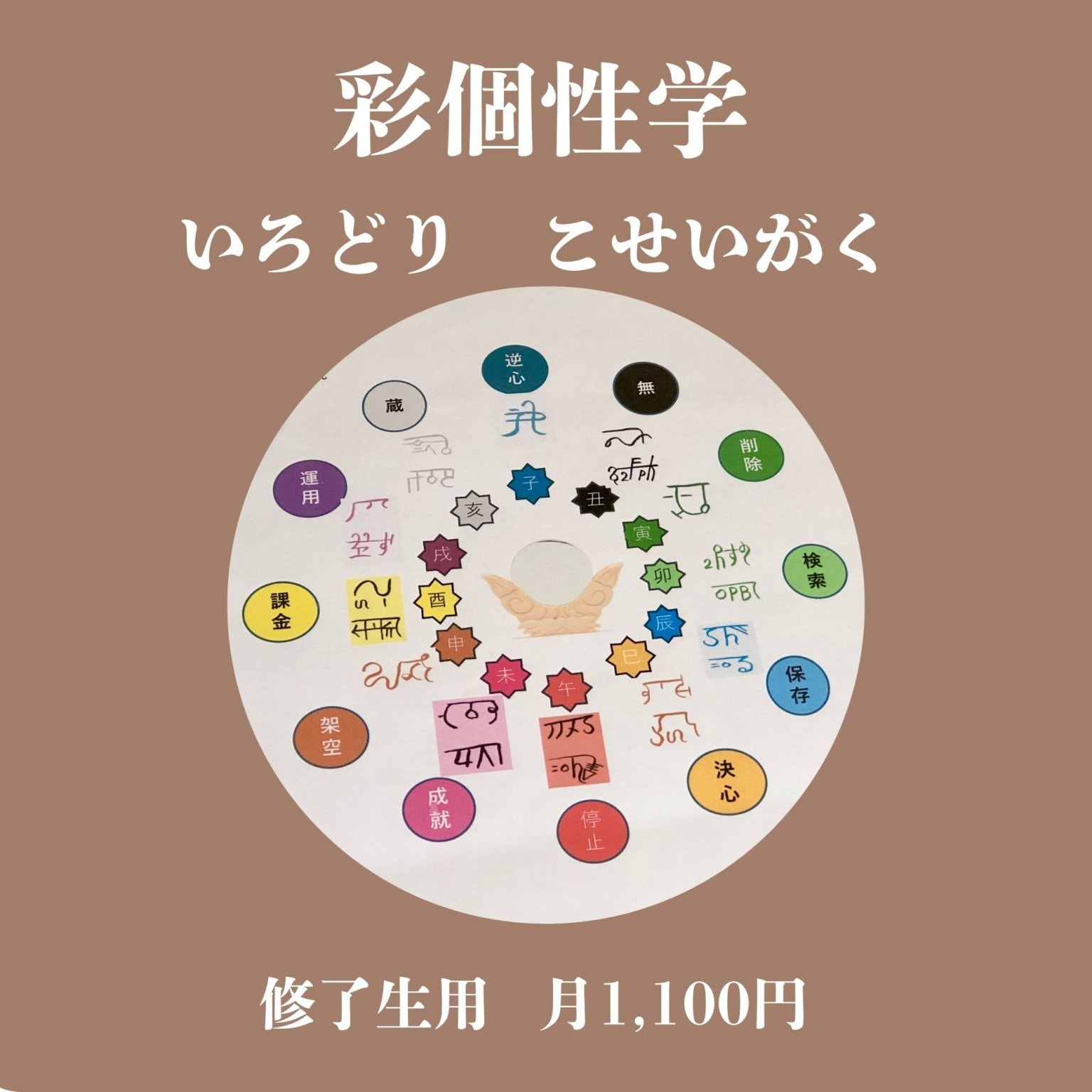 彩個性学　～修了生向けチケット～