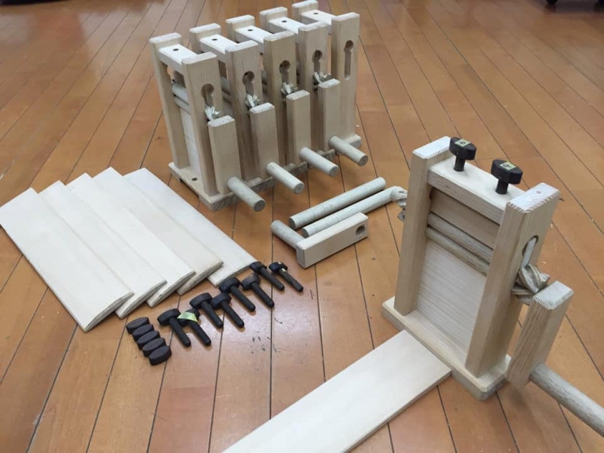 ヒデクラ式家庭用醤油絞り機リニューアルジャッキパーツ