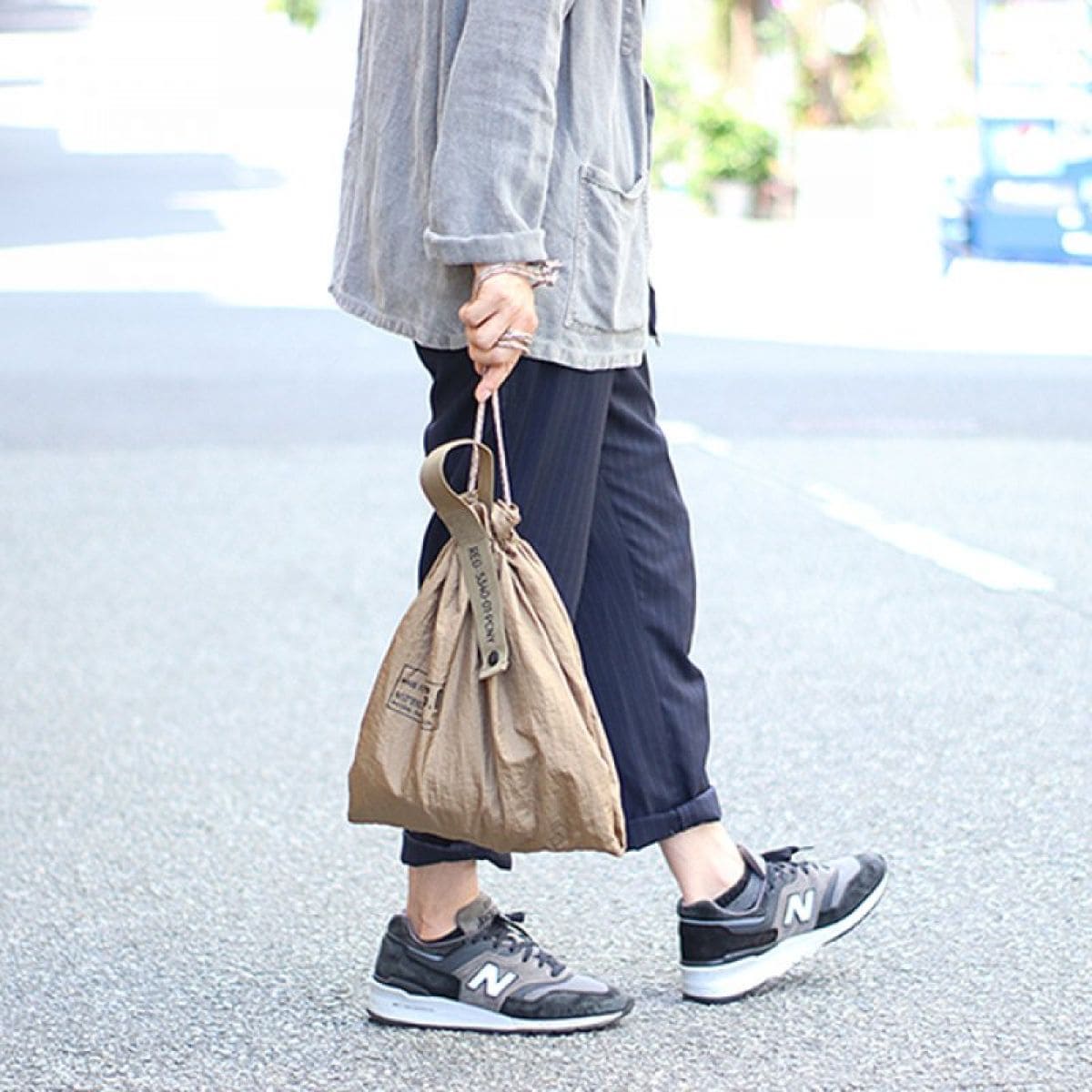 ユニセックスエコバック　パッカブル パラシュートナイロンバッグ　4色　POST GENERAL / ポストジェネラル