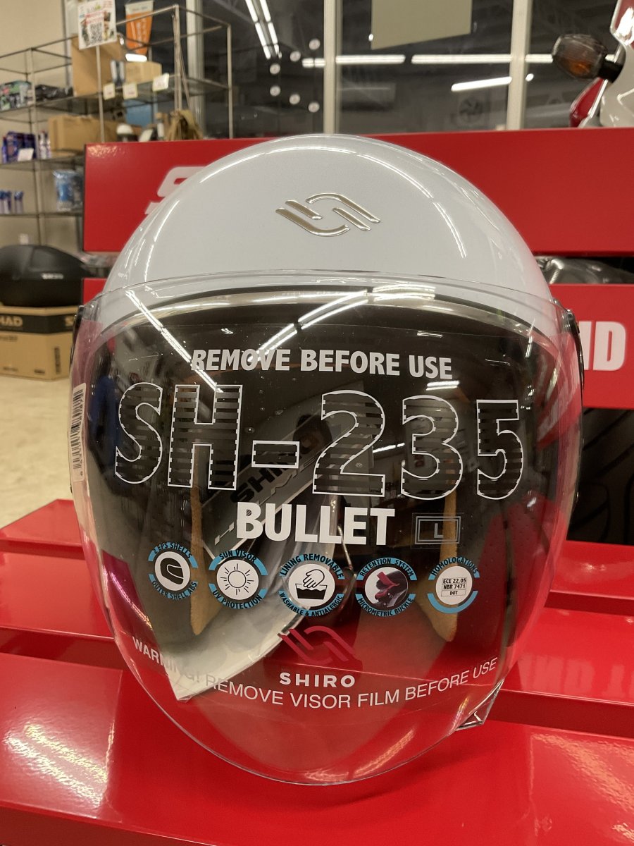 SHIRO SH-235 ジェットヘルメット ホワイト スペイン発、日本初上陸のSHIROヘルメットが発売開始！ | AIDEA STYLE