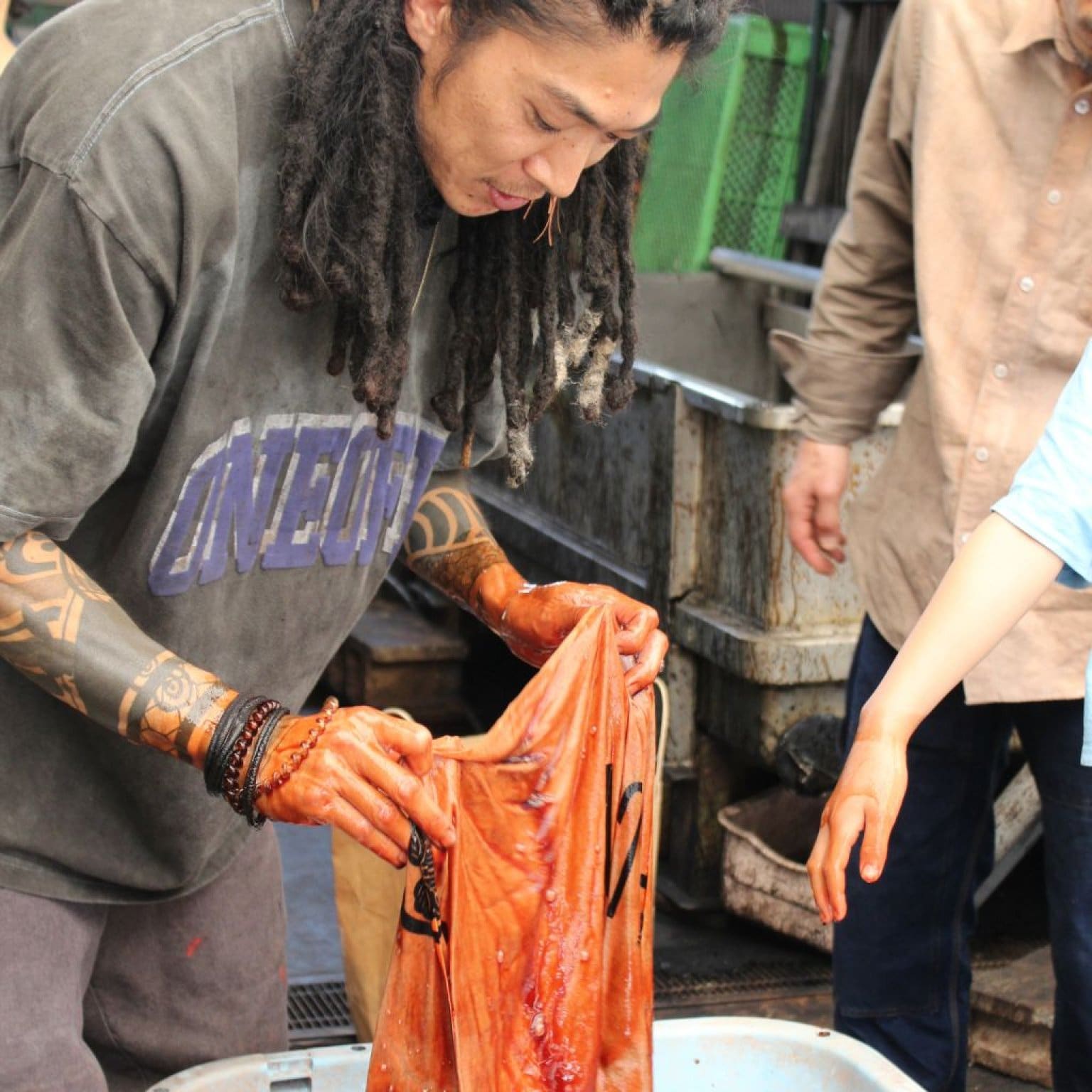 【学生用】2023.7.29 柿渋染の体験（中学生以上）