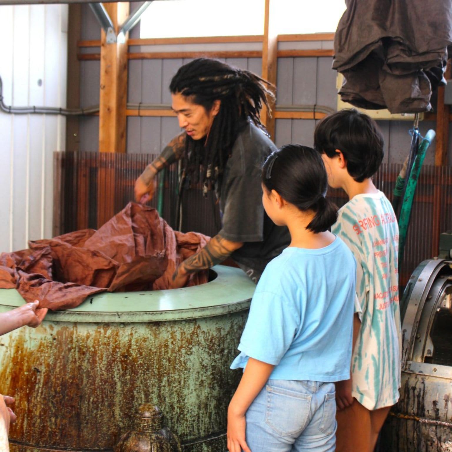 【学生用】2023.7.29 柿渋染の体験（中学生以上）