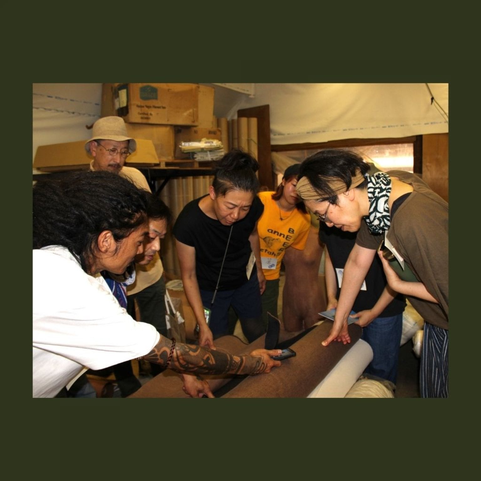 【社会人用・午後の部】2023.11.18 柿渋染の体験